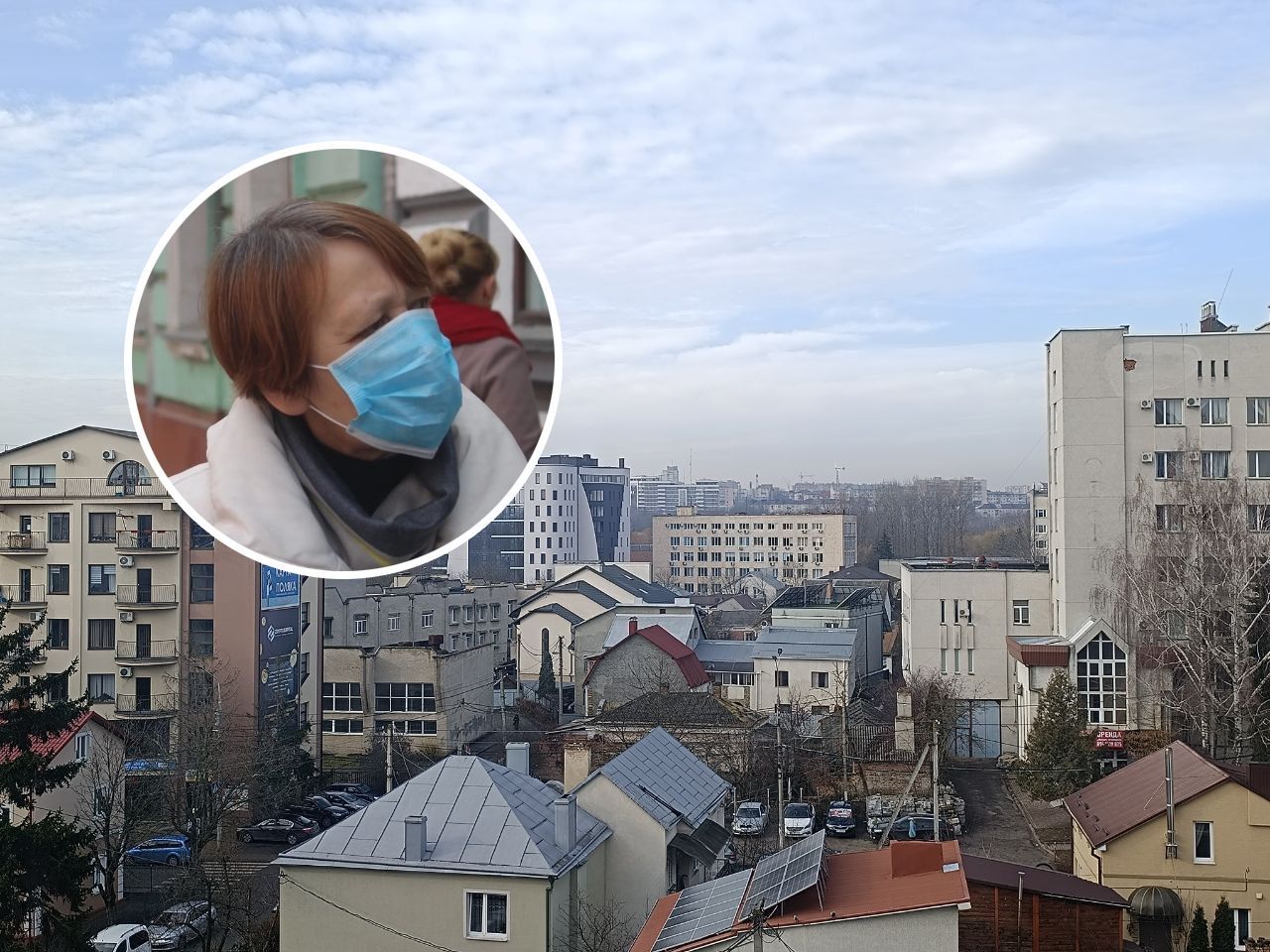 Панорама Тернополя у матеріалі про якість повітря